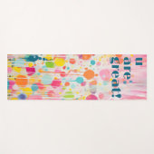 カラフルアキ絵画リルスタイル個別引用文 ヨガマット (正面(横))