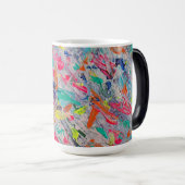 カラフルアクリルの絵を描表現 モーフィングマグカップ (正面右)