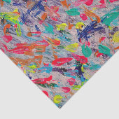 カラフルアクリルの絵を描表現 薄葉紙 (詳細)