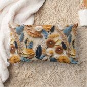 カラフルアステカインスパイア自然 ランバークッション (ブランケット)