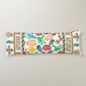 カラフルアステカパターン(の模様が)ある ボディピロー (裏面)