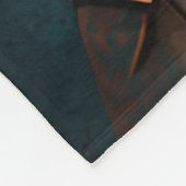 カラフルアステカ軍毛布 フリースブランケット (角)