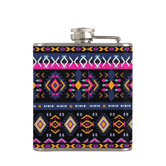 カラフルアステカ フラスク (裏面)