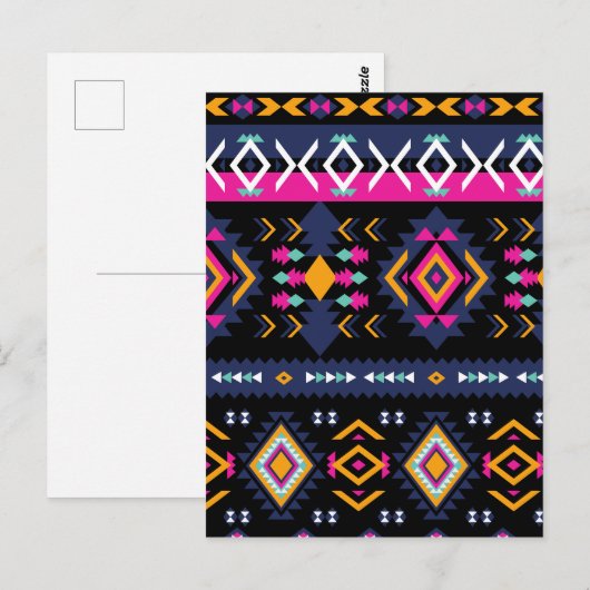 カラフルアステカ ポストカード (正面/裏面)