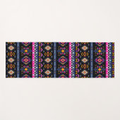 カラフルアステカ ヨガマット (正面(横))