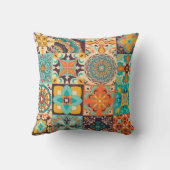 カラフルアズレ伝統的ホ瓦セット クッション (裏面)