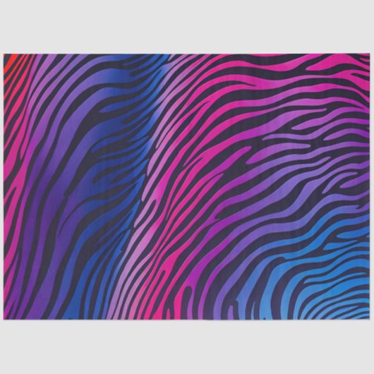 カラフルアニマルプリントアートティッシュペーパー 薄葉紙 (正面)