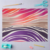 カラフルアニマルプリントアートティッシュペーパー 薄葉紙 (クラフト)