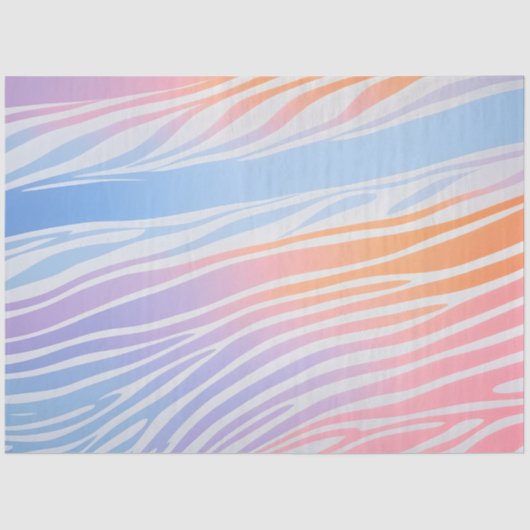 カラフルアニマルプリントアートティッシュペーパー 薄葉紙 (正面)