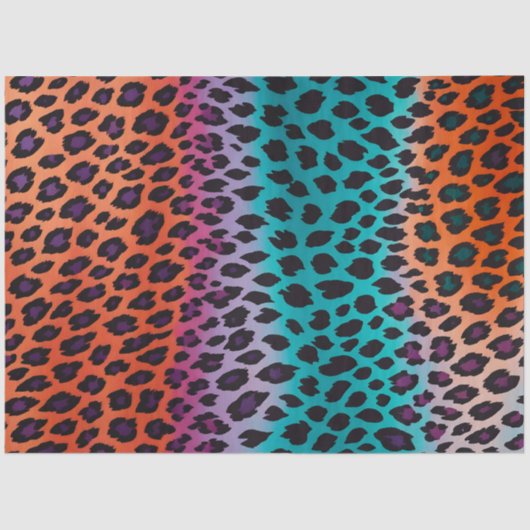 カラフルアニマルプリントアートティッシュペーパー 薄葉紙 (正面)