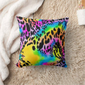 カラフルアニマルプリントパターン クッション (ブランケット)