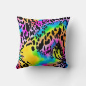 カラフルアニマルプリントパターン クッション (裏面)