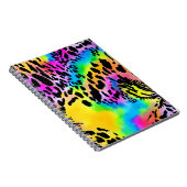 カラフルアニマルプリントパターン ノートブック (右側)