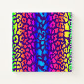 カラフルアニマルプリント抽象芸術名Sketchbook ノートブック (裏面)