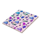 カラフルアニマルプリント タイル (側面)