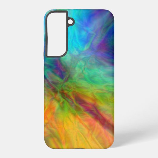 カラフルアブストラクト SAMSUNG GALAXYケース (裏面)