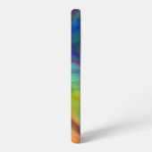 カラフルアブストラクト SAMSUNG GALAXYケース (左側面)