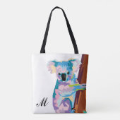 カラフルアポップ・アートのートコアモノグラムのラ トートバッグ (裏面)