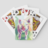 カラフルアポップ・アートのートピグトランプ トランプ (裏面)