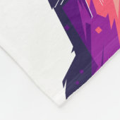 カラフルアポップ・アートのートヤギパーソナライズされたフリースブランケット フリースブランケット (角)