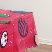 カラフルアポップ・アートのート復活祭の卵パターン テーブルクロス (インサイチュ)