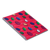 カラフルアポップ・アートのート復活祭の卵パターン ノートブック (右側)