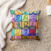 カラフルアポップ・アートのート有名アーティスト装飾用クッション クッション (ブランケット)