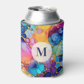 カラフルアルコモダンール水の背景色 缶クーラー (缶正面)