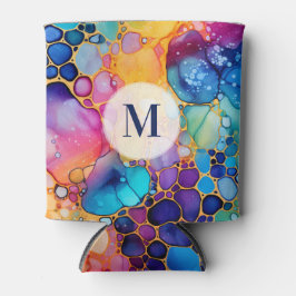 カラフルアルコモダンール水の背景色 缶クーラー