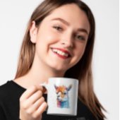 カラフルアルパカ コーヒーマグカップ