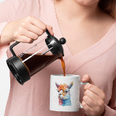 カラフルアルパカ コーヒーマグカップ