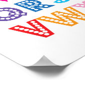 カラフルアルファベットの子供のポスター ポスター (角)