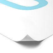 カラフルアルファベット子供部屋ポスター ポスター (角)