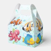 カラフルアンダーザシー子供の誕生日 フェイバーボックス (裏面サイド)