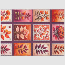 カラフルアンティークスタンプアートティッシュペーパー 薄葉紙