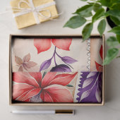 カラフルアンティークスタンプアートティッシュペーパー 薄葉紙 (ギフト)