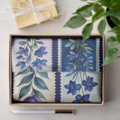 カラフルアンティークスタンプアートティッシュペーパー 薄葉紙 (ギフト)