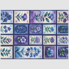 カラフルアンティークスタンプアートティッシュペーパー 薄葉紙