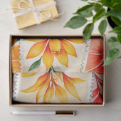 カラフルアンティークスタンプアートティッシュペーパー 薄葉紙 (ギフト)