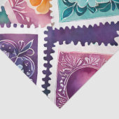 カラフルアンティークスタンプアートティッシュペーパー 薄葉紙 (詳細)