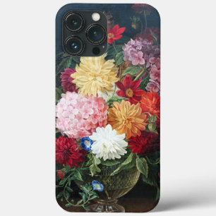 カラフルアンティーク花Still Life Art絵画's iPhone 13 Pro Maxケース