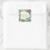 カラフルアーティスティックスカンディ ブライダルシャワーのギフトお返し スクエアシール (バッグ)