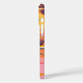 カラフルアート抽象芸術大理石の渦巻きパーソナライズされた Case-Mate iPhoneケース (裏面 / 左)