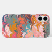 カラフルアート抽象芸術大理石スワールデザイン Case-Mate iPhoneケース (裏面 (横))