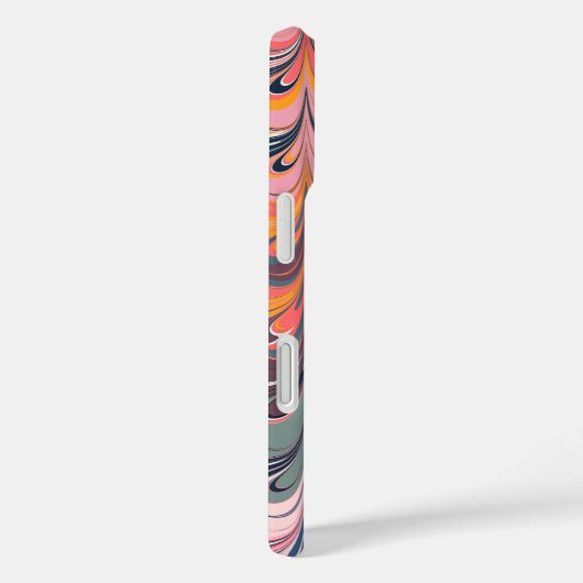 カラフルアート抽象芸術大理石スワールデザイン Case-Mate iPhoneケース (裏面 / 右)