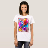 カラフルアート Tシャツ (正面フル)