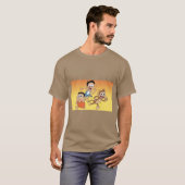 カラフルアートTシャツ Tシャツ (正面フル)