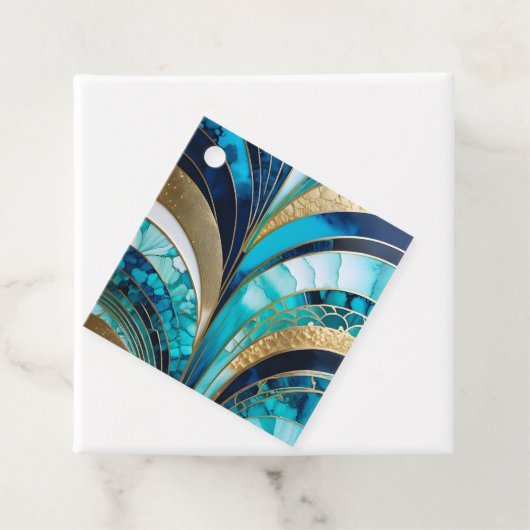 カラフルアールデコギフトラベル フェイバータグ (インサイチュ)