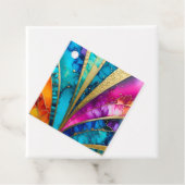 カラフルアールデコギフトラベル フェイバータグ (インサイチュ)