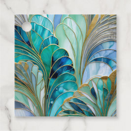 カラフルアールデコギフトラベル フェイバータグ